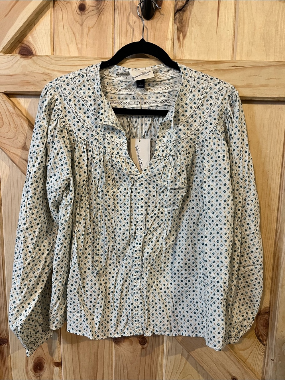 Universal Thread Cottagecore Ditsy Floral Blouse NWT